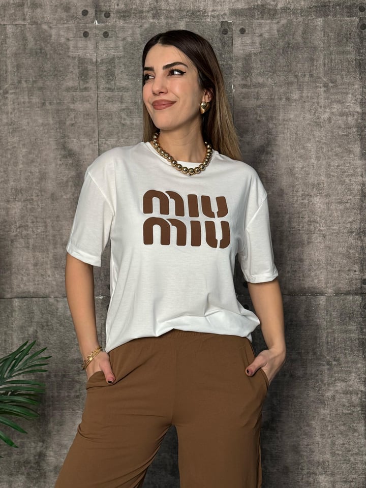 Reveal Kahverengi Baskılı İkili Takım