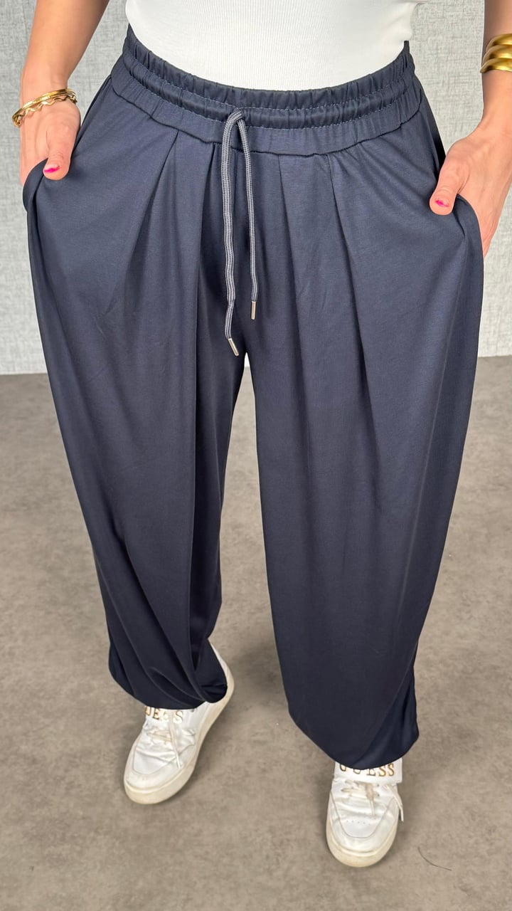 Rolin Füme Modal Şalvar Pantolon