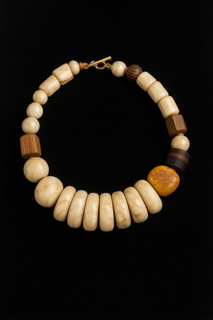 Zr.Çakıl Taşlı Kolye