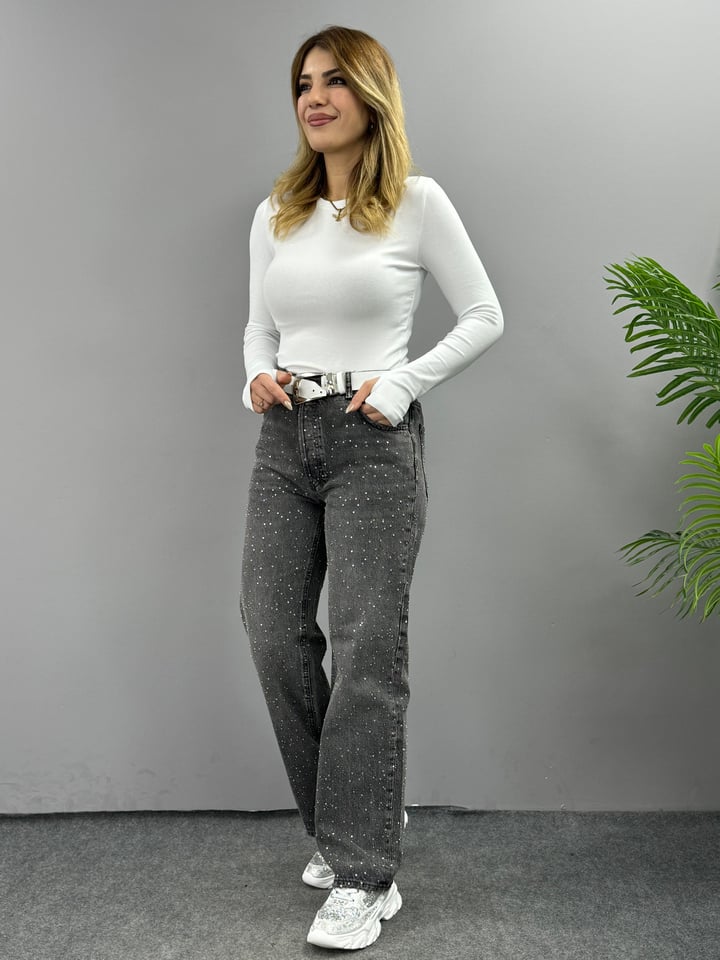 Zr. Taşlı Antrasit Jean