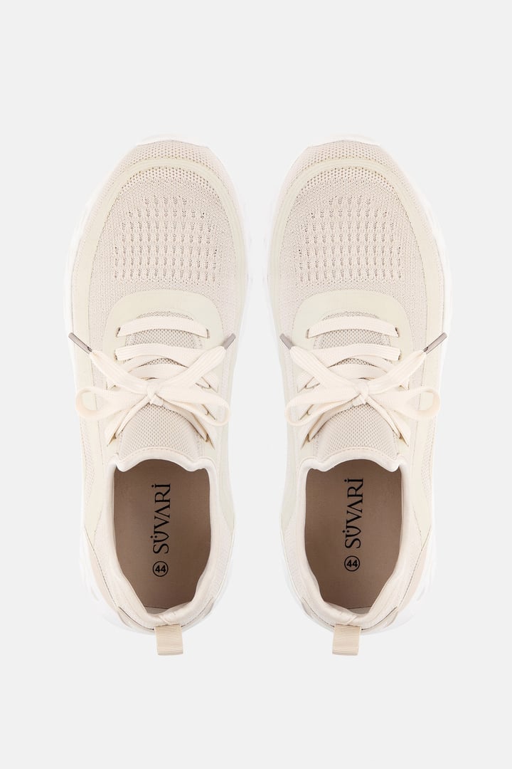 Bej Sneakers Ayakkabı