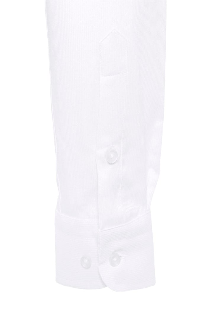 Beyaz Slim Fit Düz Klasik Yaka Gömlek