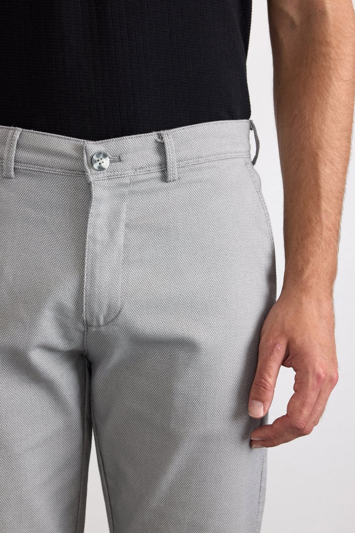 Gri Slim Casual Pantolon