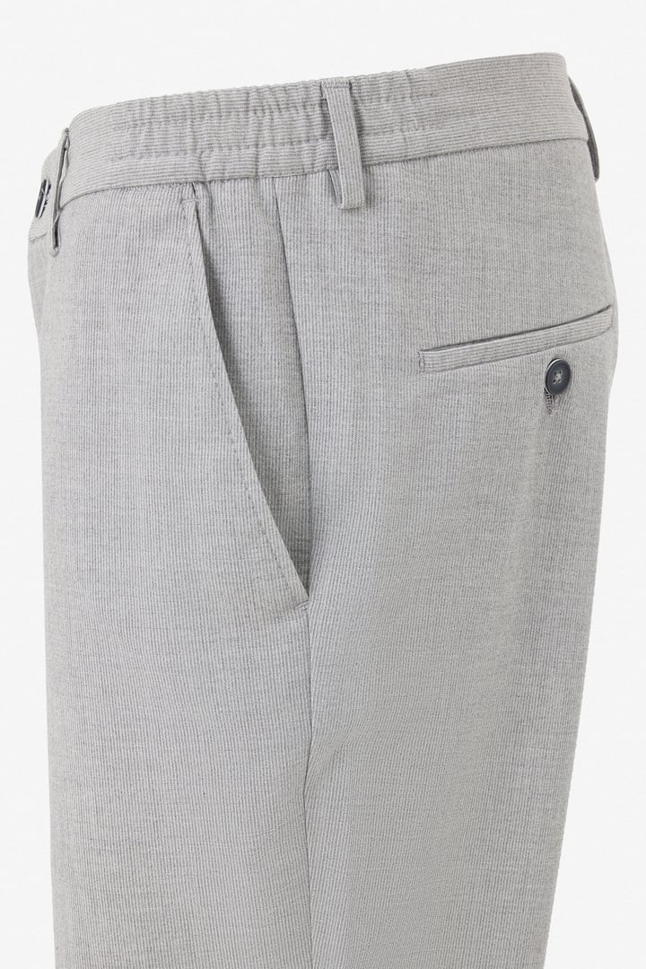 Gri Slim Düz Jogger Pantolon