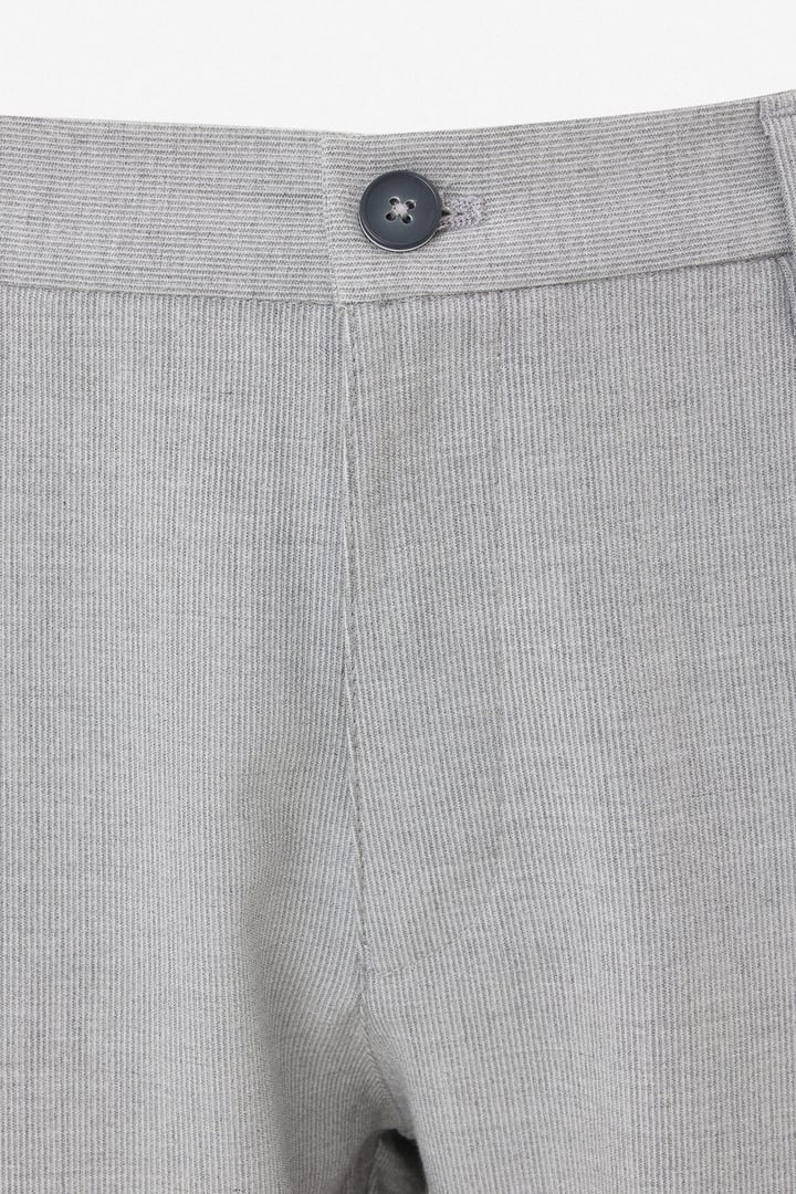 Gri Slim Düz Jogger Pantolon