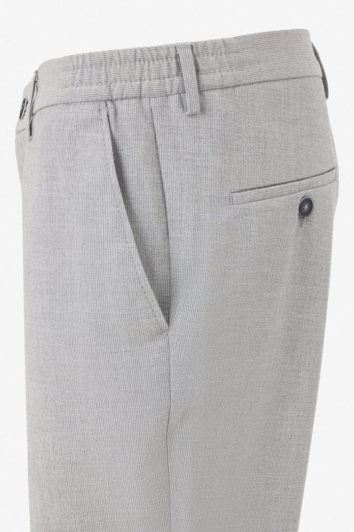 Gri Slim Düz Jogger Pantolon