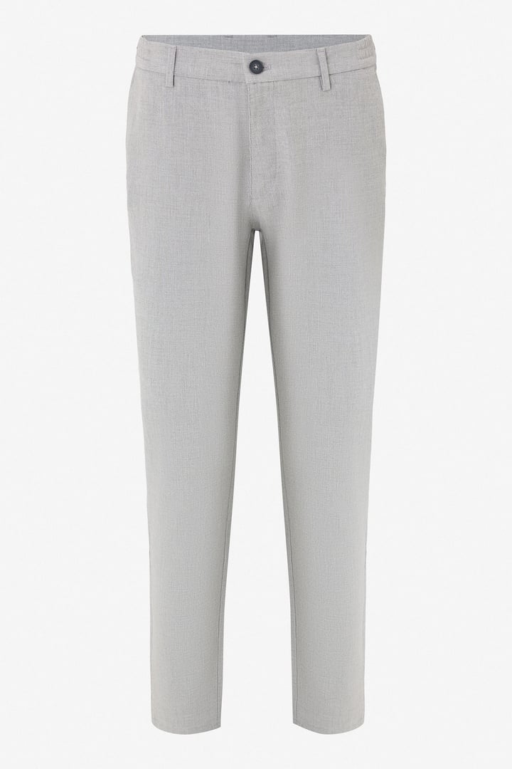 Gri Slim Düz Jogger Pantolon
