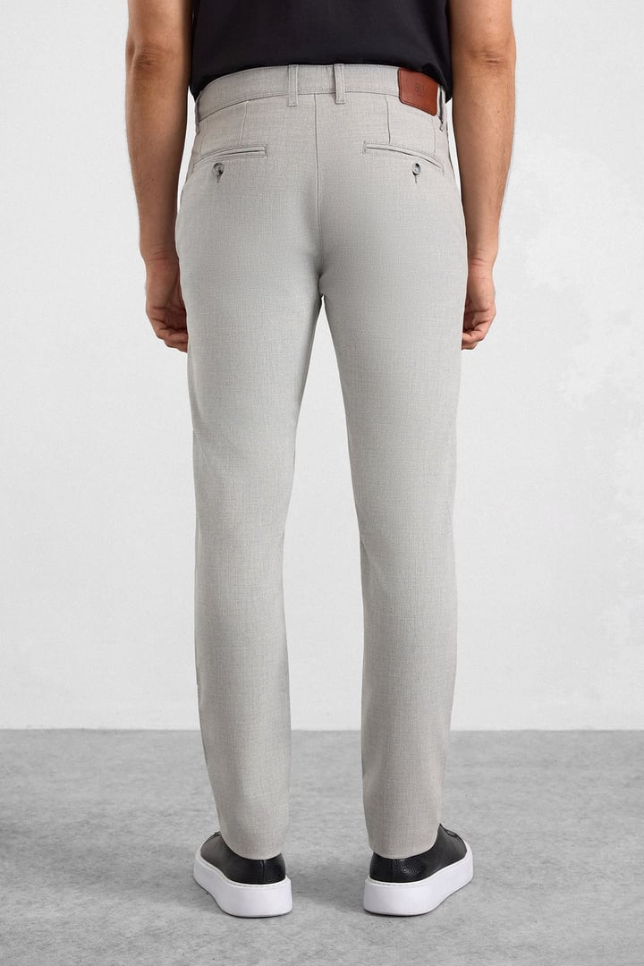 Gri Slim Klasik Pantolon