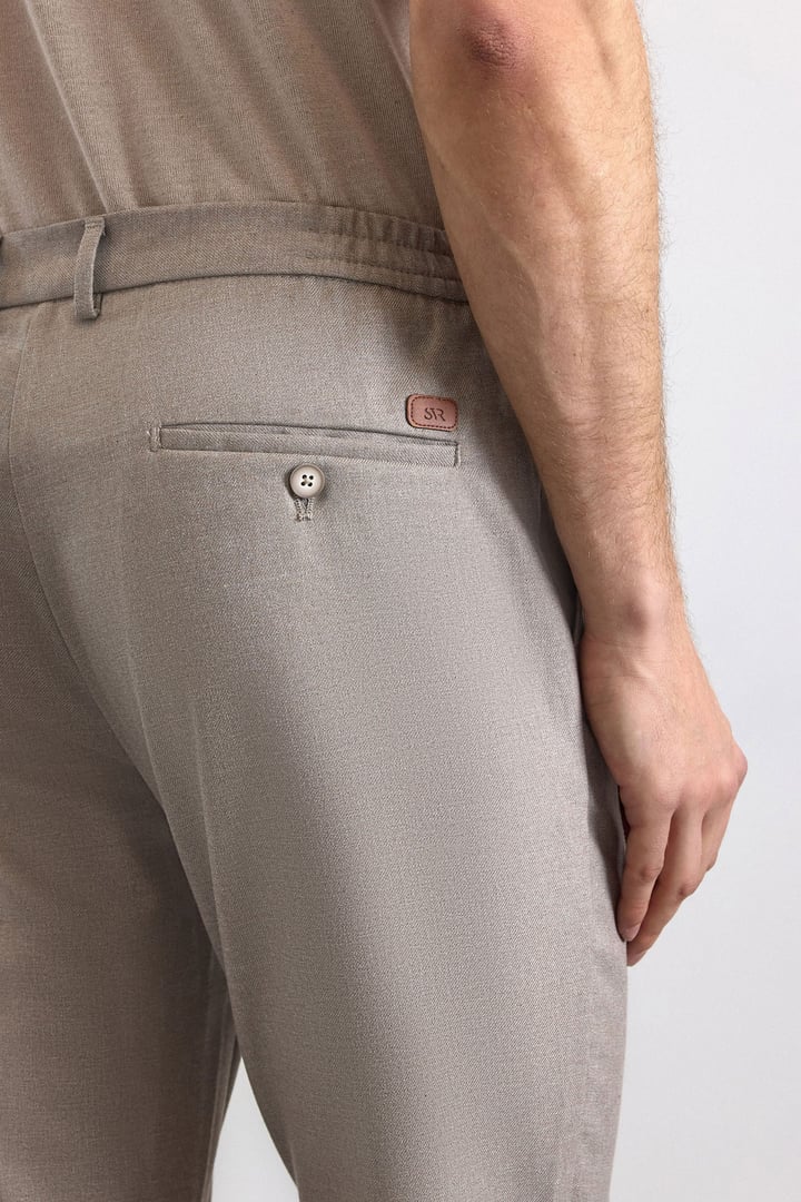 Kiremit Slim Düz Jogger Pantolon
