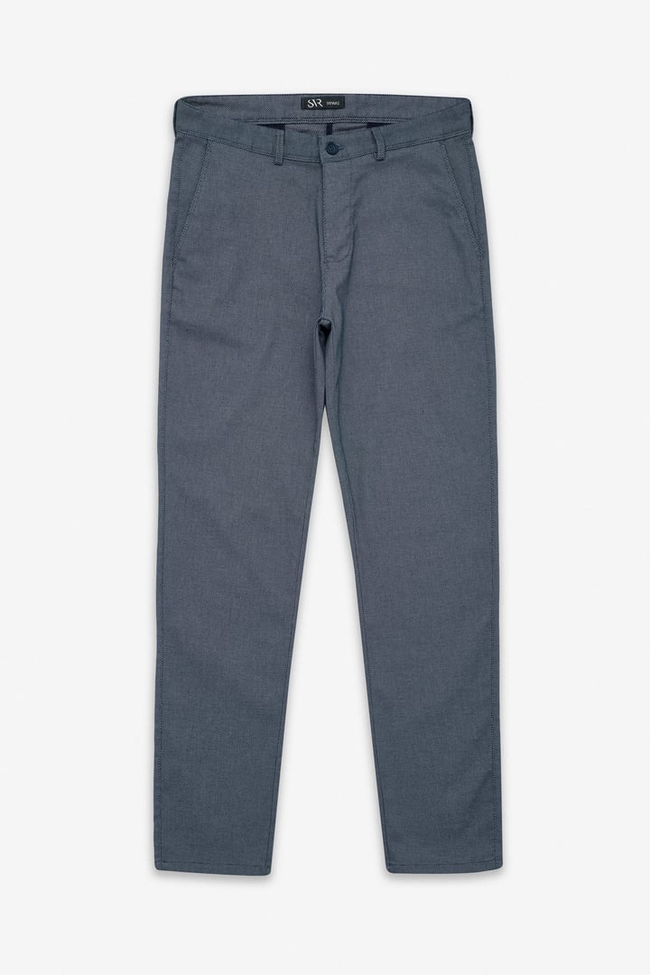 Lacivert Slim Casual Pantolon