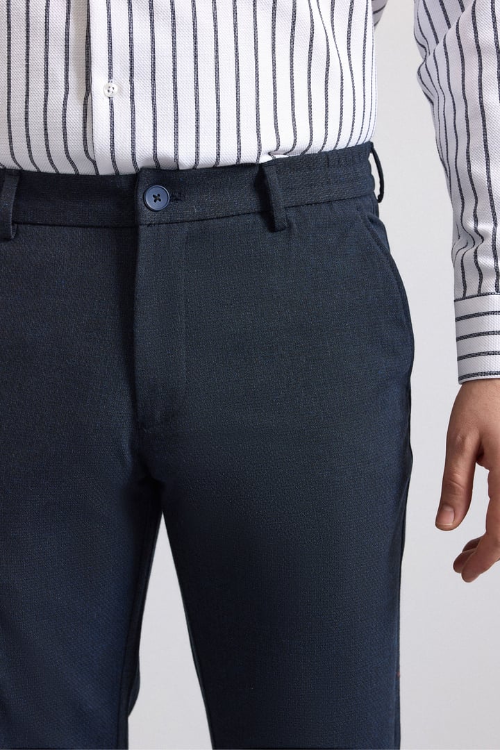Lacivert Slim Jogger Pantolon