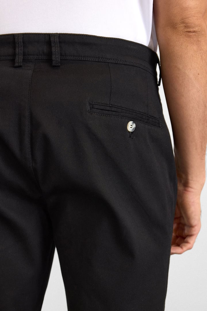 Siyah Regular Casual Pantolon
