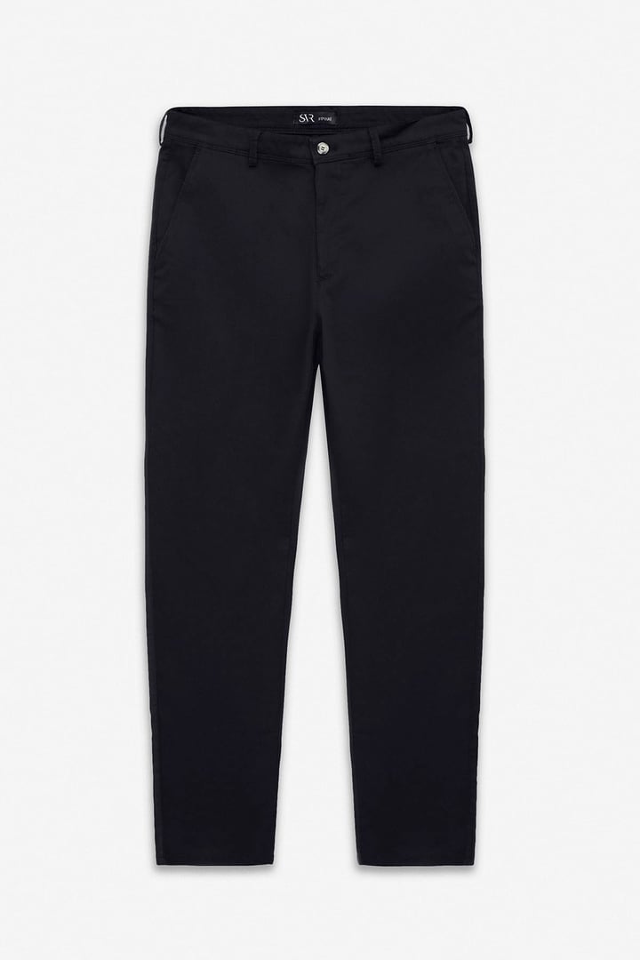 Siyah Regular Casual Pantolon