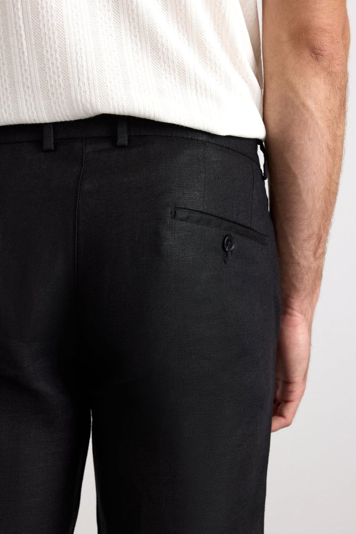 Siyah Regular Düz Normal Bel Standart Jogger Pantolon