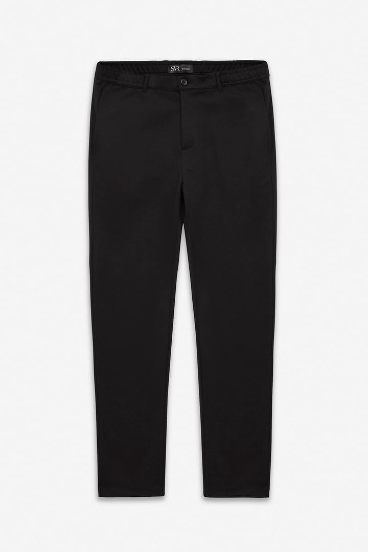 Siyah Regular Jogger Pantolon