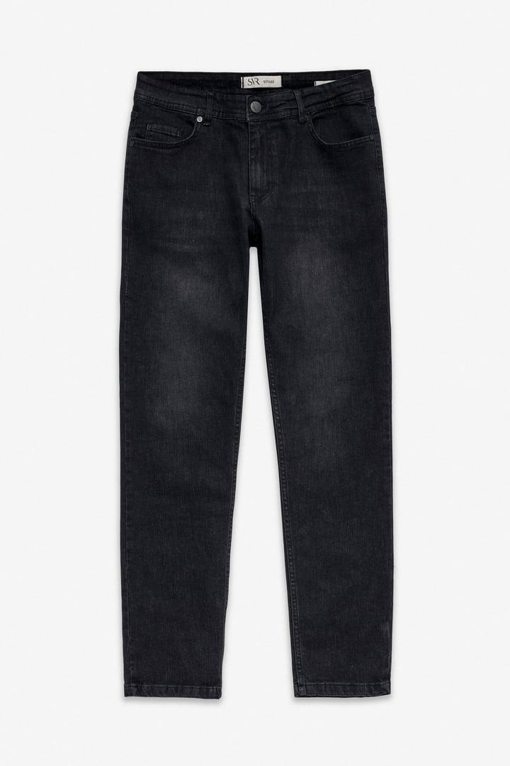 Siyah Slim Denim Pantolon