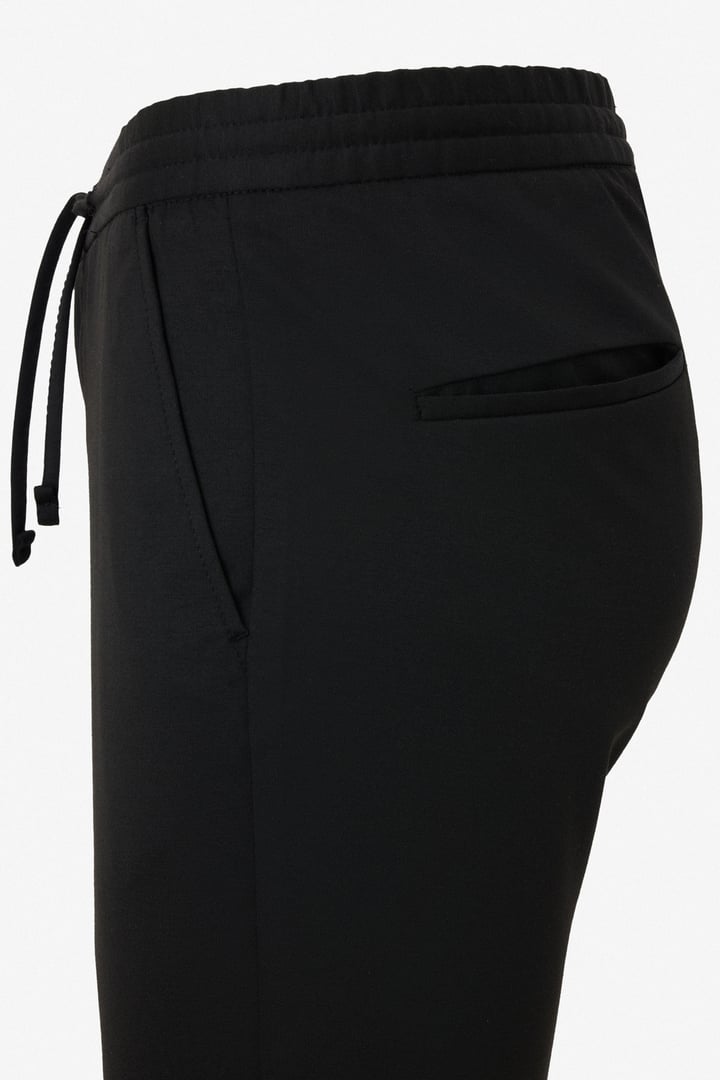 Siyah Slim Düz Jogger Pantolon
