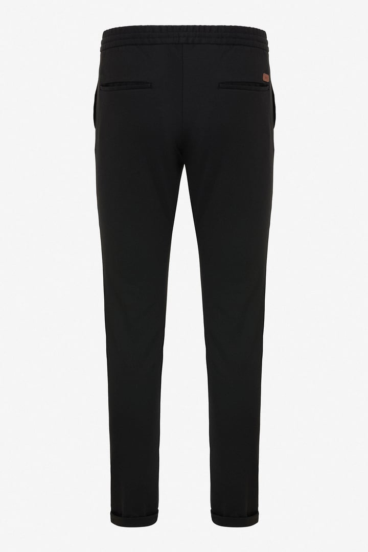 Siyah Slim Düz Jogger Pantolon