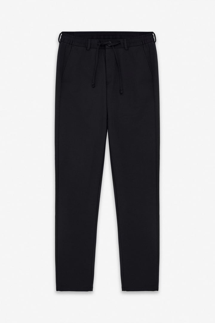 Siyah Slim Jogger Pantolon