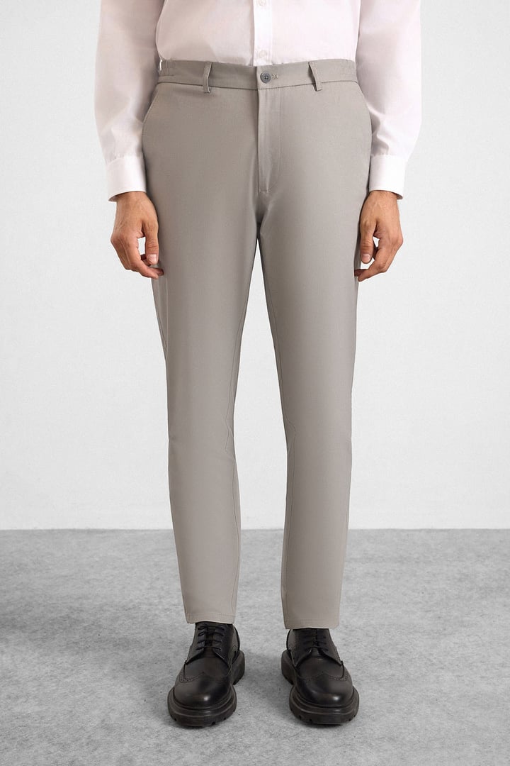Su Yeşili Slim Düz Yarım Lastikli Jogger Pantolon