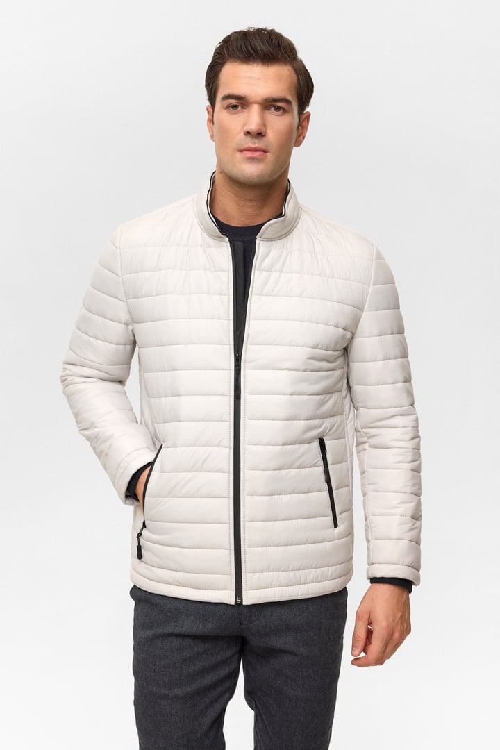 Taş Slim Kapitone Mont