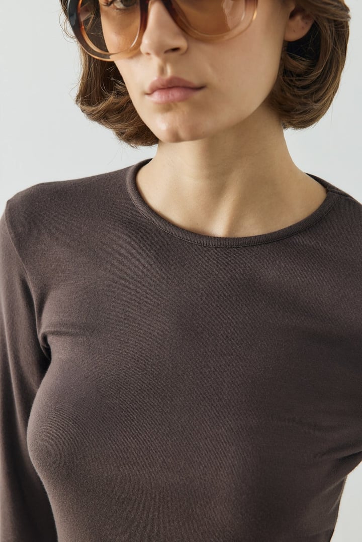 Acı Kahve Basic Uzun Kollu Body