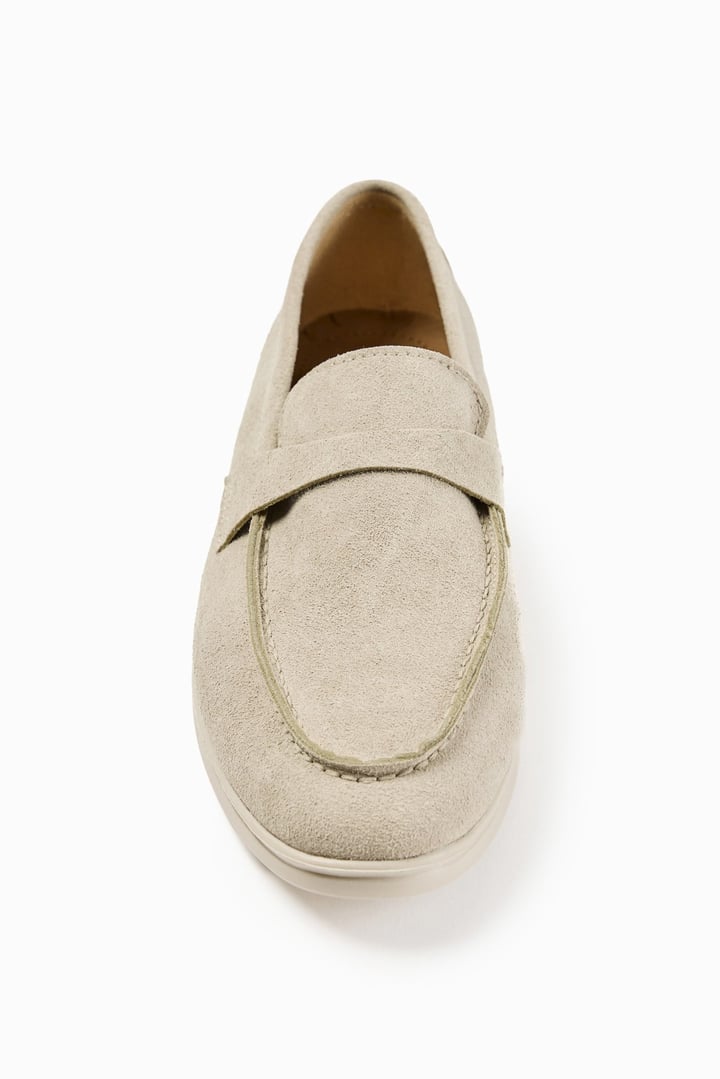 Bej Süet Günlük Loafer
