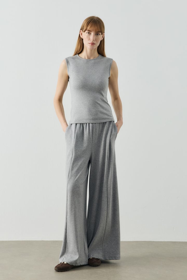 Gri Basic Sıfır Kol Body