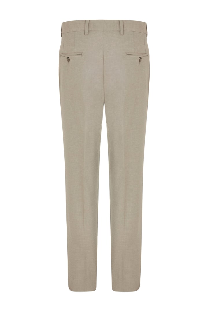 Bej Regular Klasik Pantolon