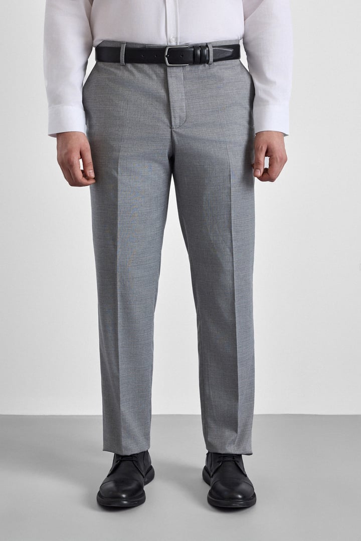 Gri Regular Klasik Pantolon