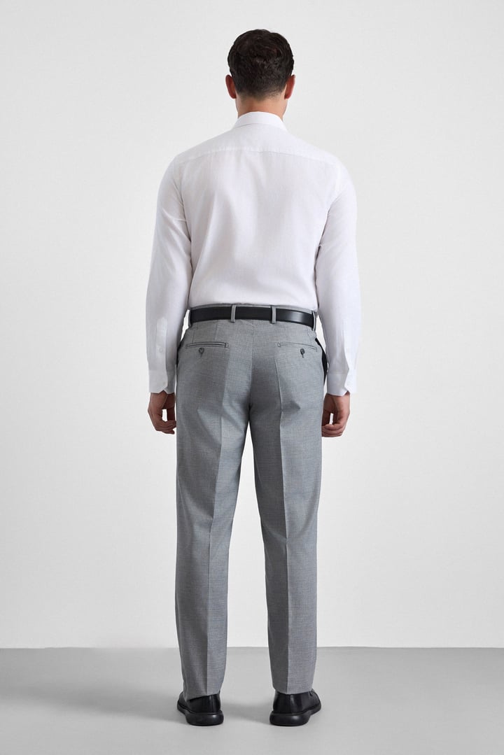 Gri Regular Klasik Pantolon