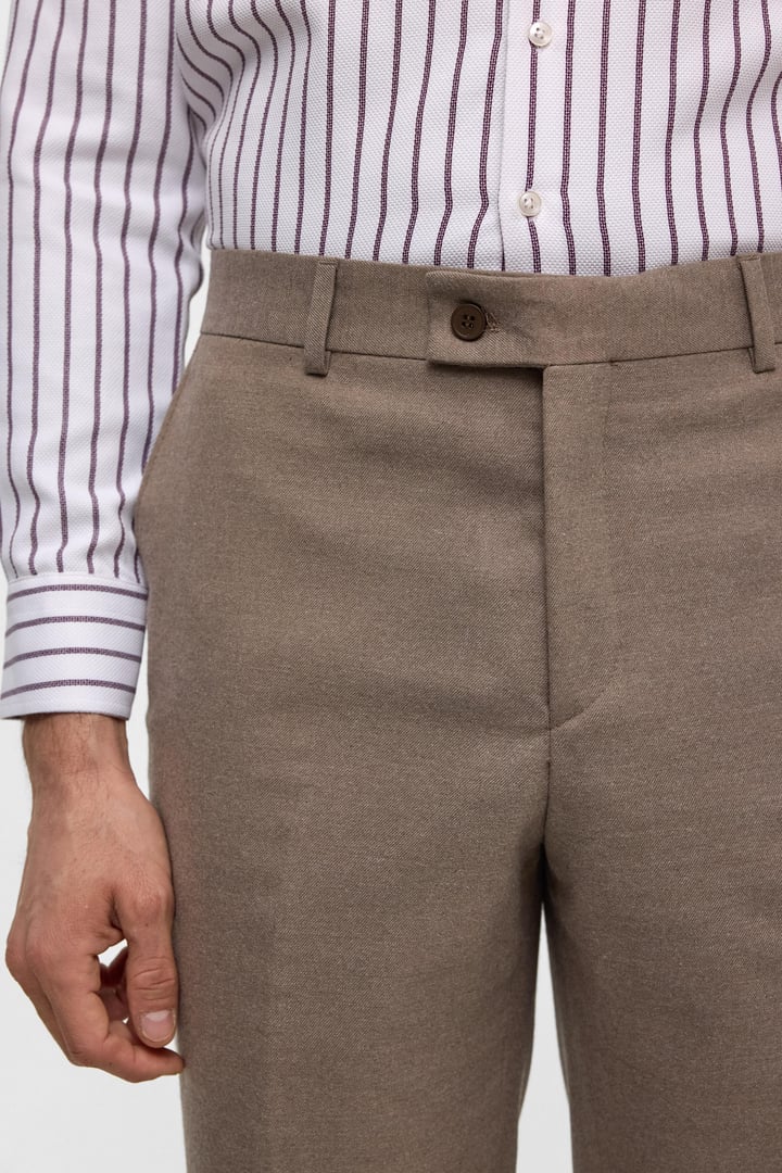 Kiremit Regular Düz Pantolon