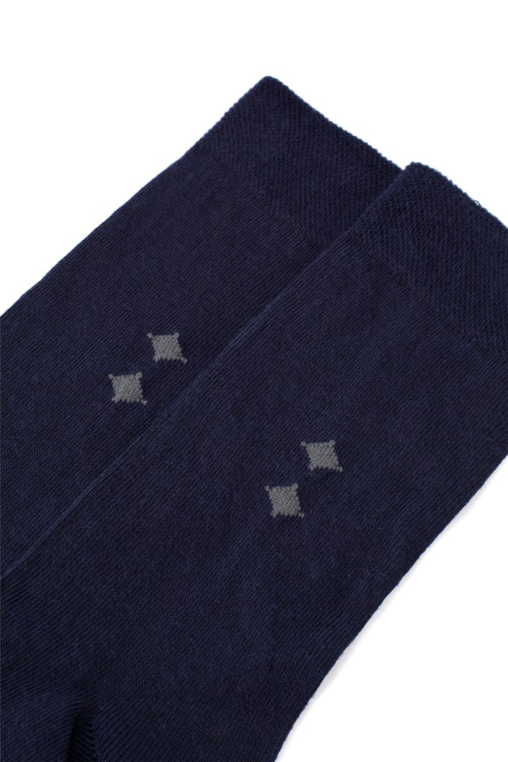 Lacivert Düz Çorap