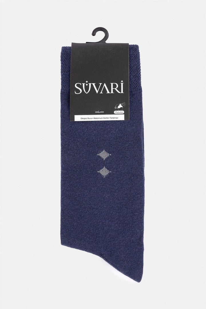Lacivert Düz Çorap