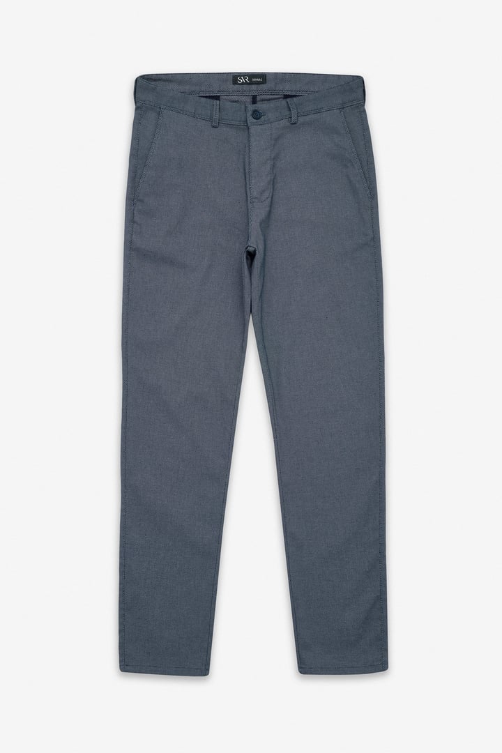 Lacivert Slim Casual Pantolon
