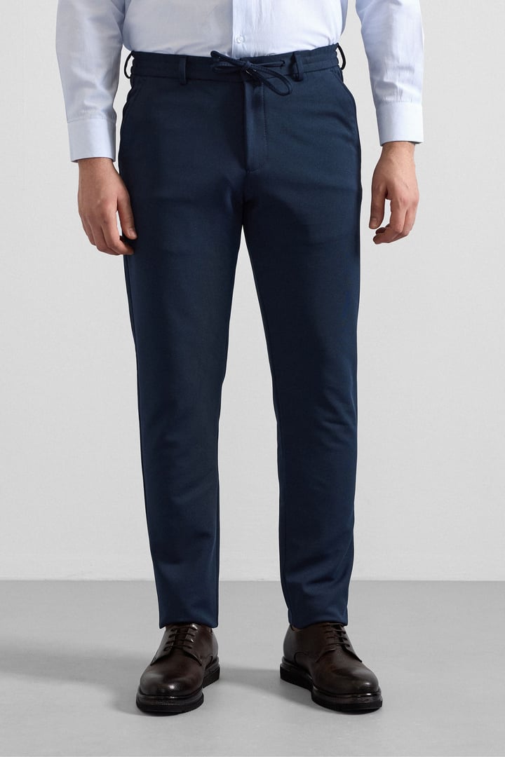 Lacivert Slim Jogger Pantolon