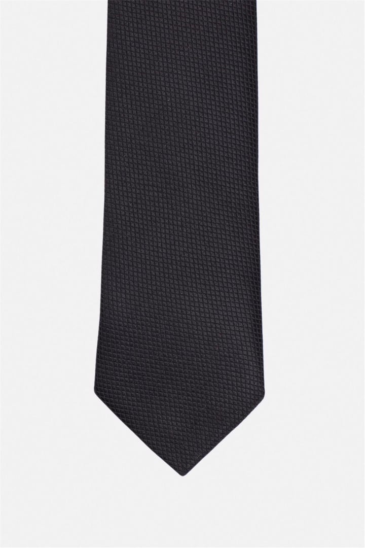 Siyah Düz Kravat
