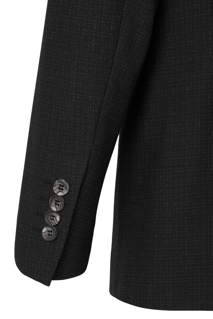 Siyah Regular Sivri Yaka 4 Drop Takım Elbise