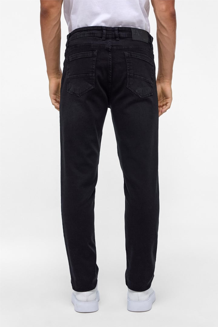 Siyah Slim Denim Pantolon