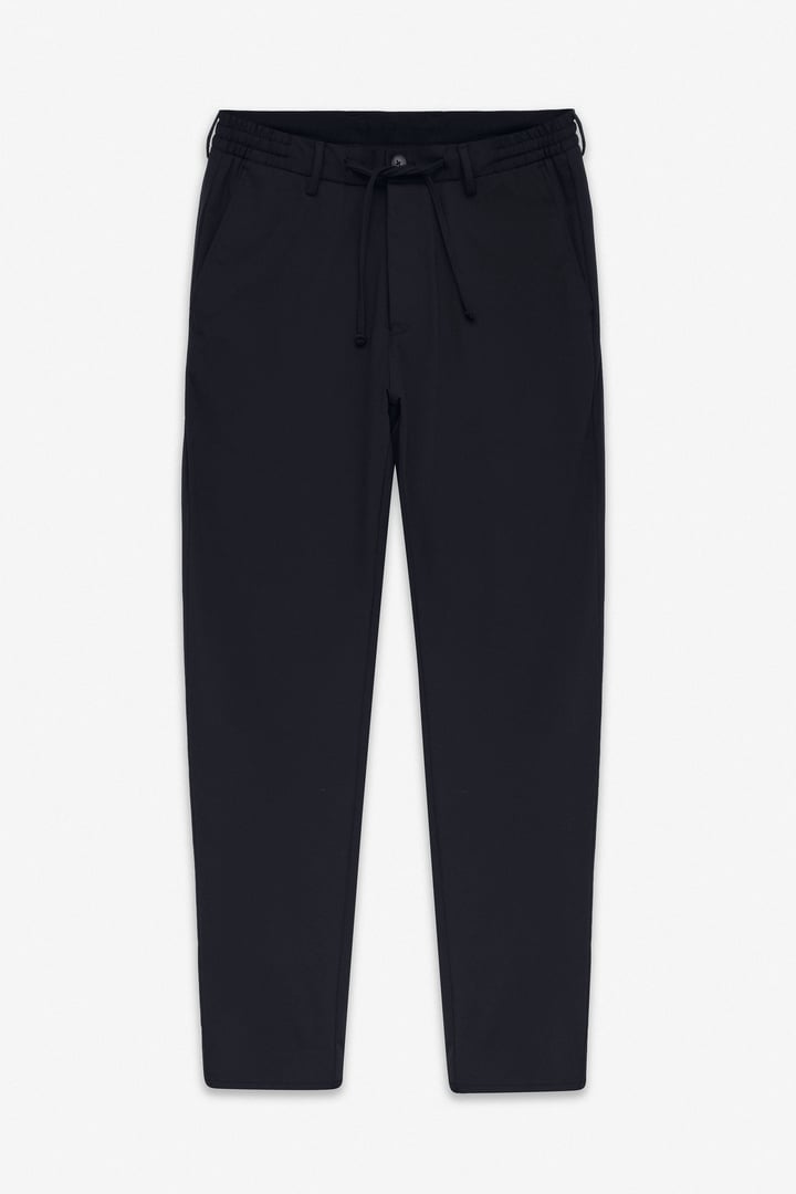 Siyah Slim Düz Jogger Pantolon