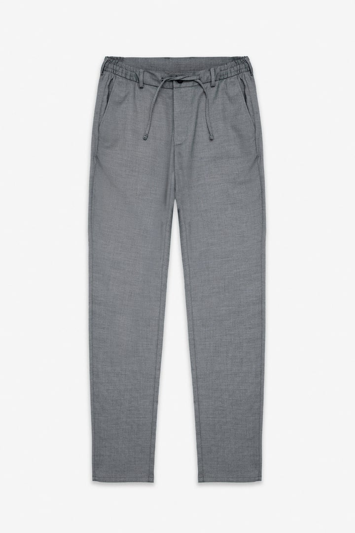 Siyah Slim Düz Jogger Pantolon