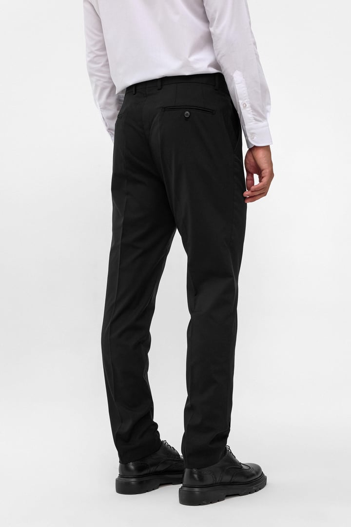 Siyah Slim Fit Düz Pantolon