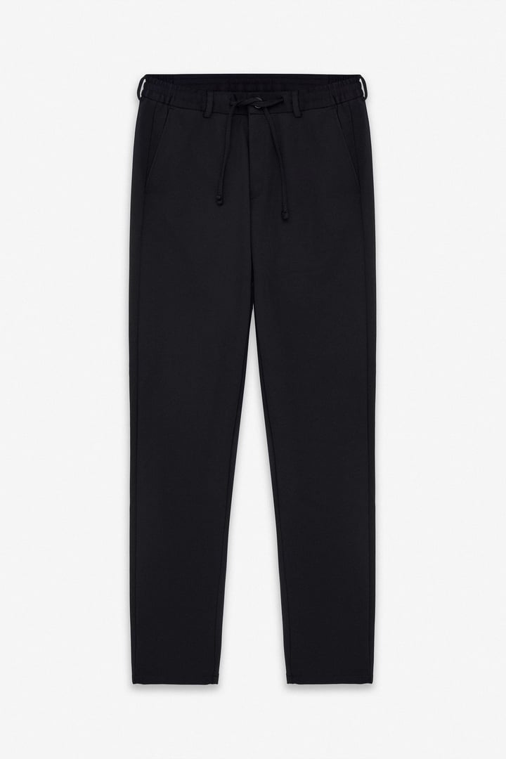 Siyah Slim Jogger Pantolon