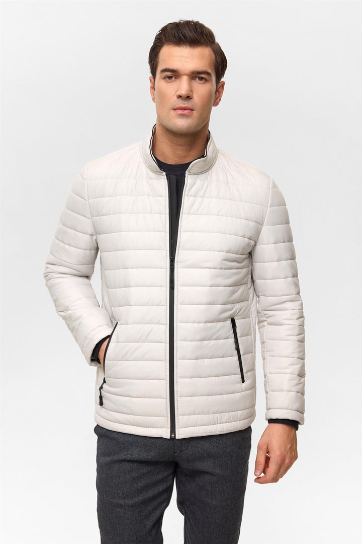 Taş Slim Kapitone Mont