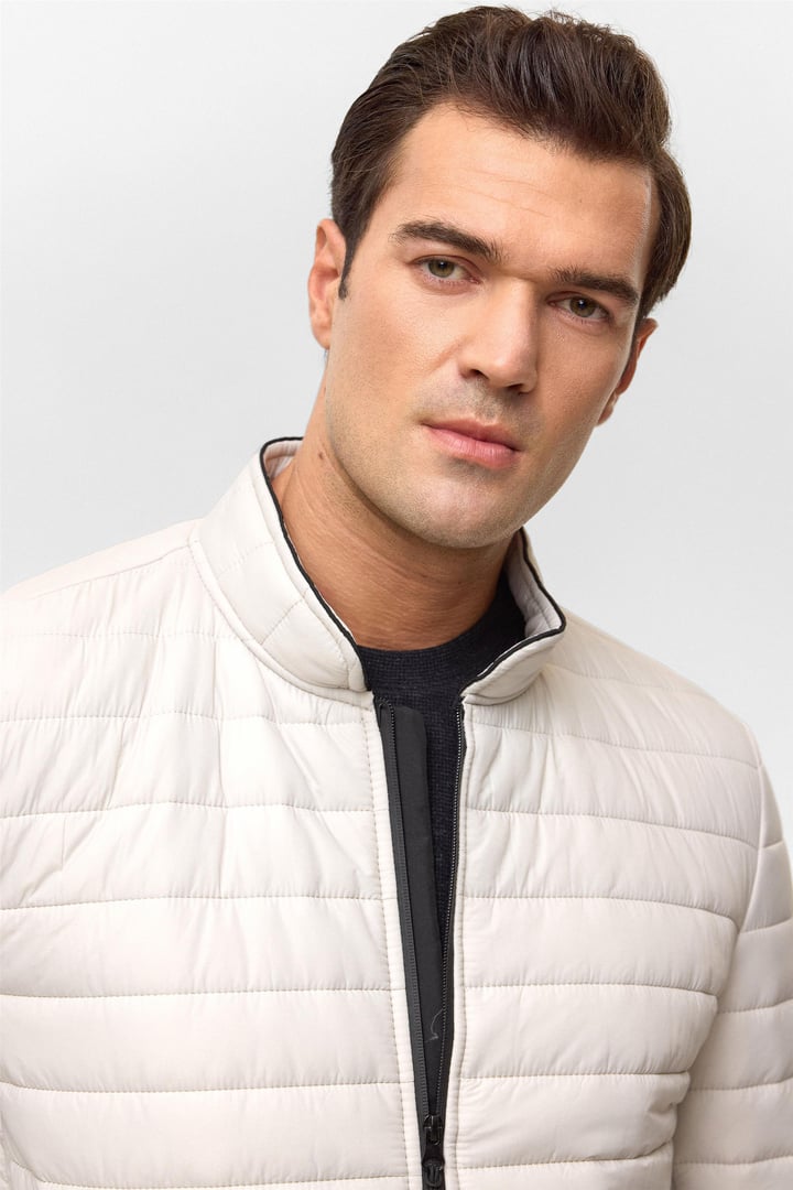 Taş Slim Kapitone Mont