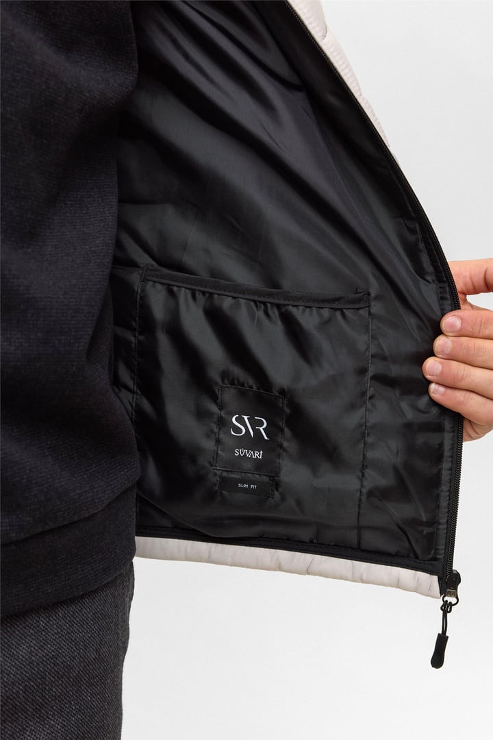 Taş Slim Kapitone Mont