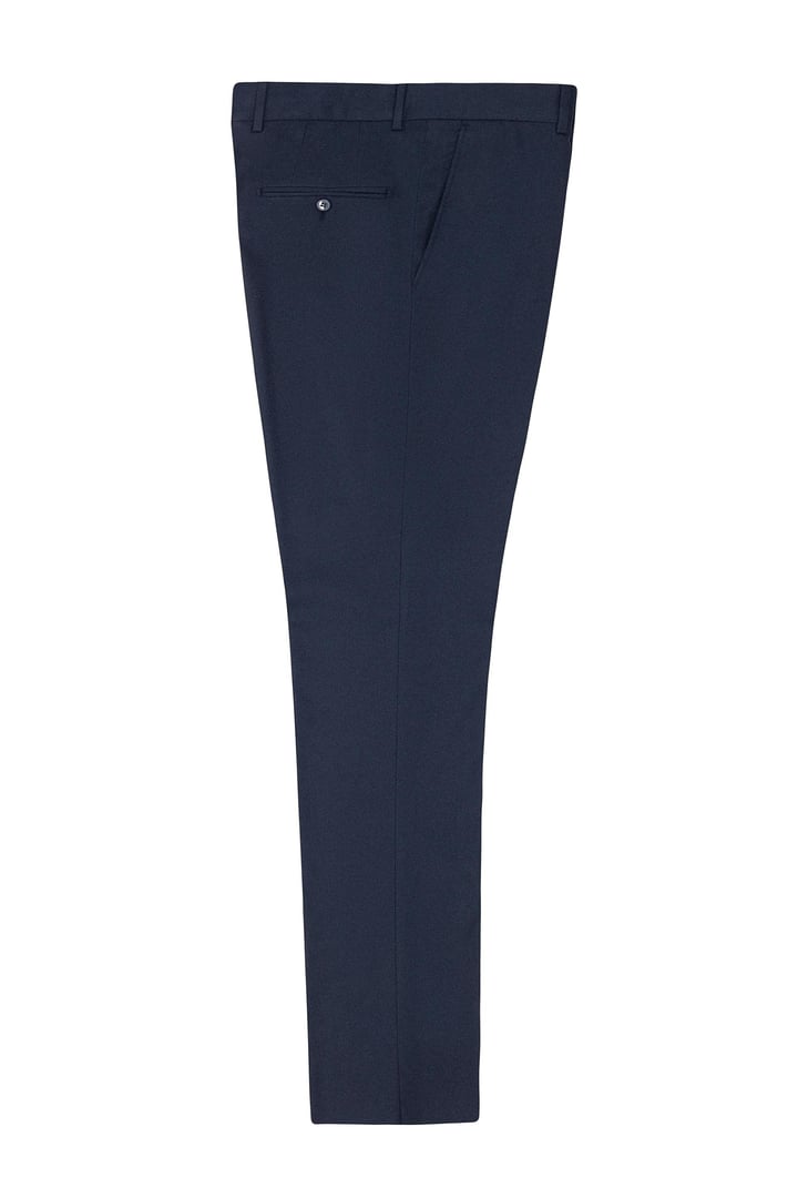 Lacivert Regular Düz Pantolon