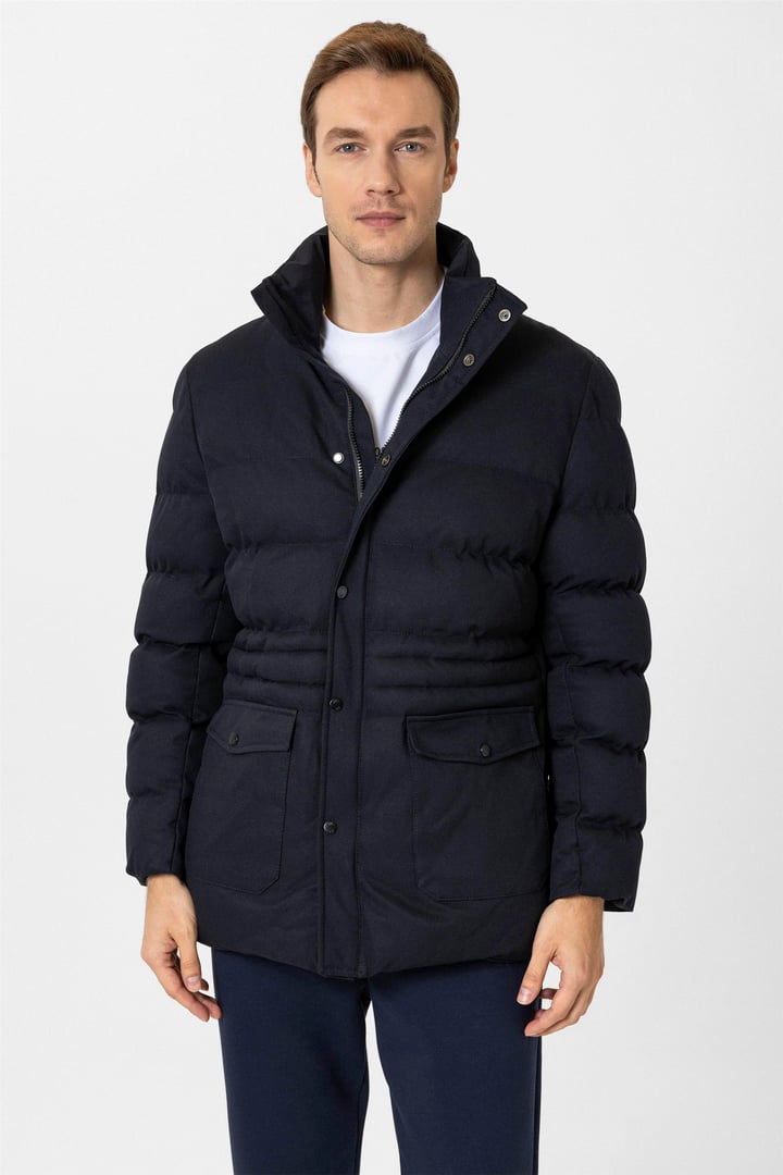 Lacivert Slim Dolum Mont