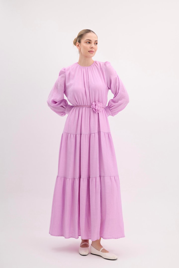 Alicia Simli Elbise - Pembe