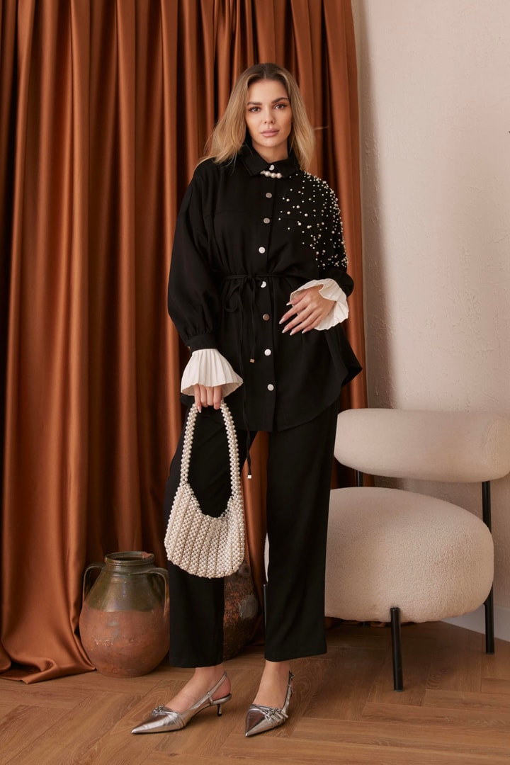 Andre Omzu İncili Takım - Siyah